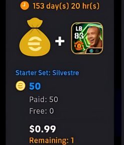 خرید آفر Silvestre + 50 Coin بازی efootball
